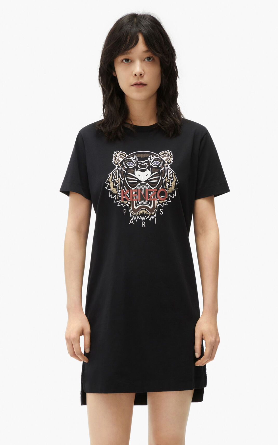 Kenzo Tiger T shirt Klänning Dam | 52780-TEPH